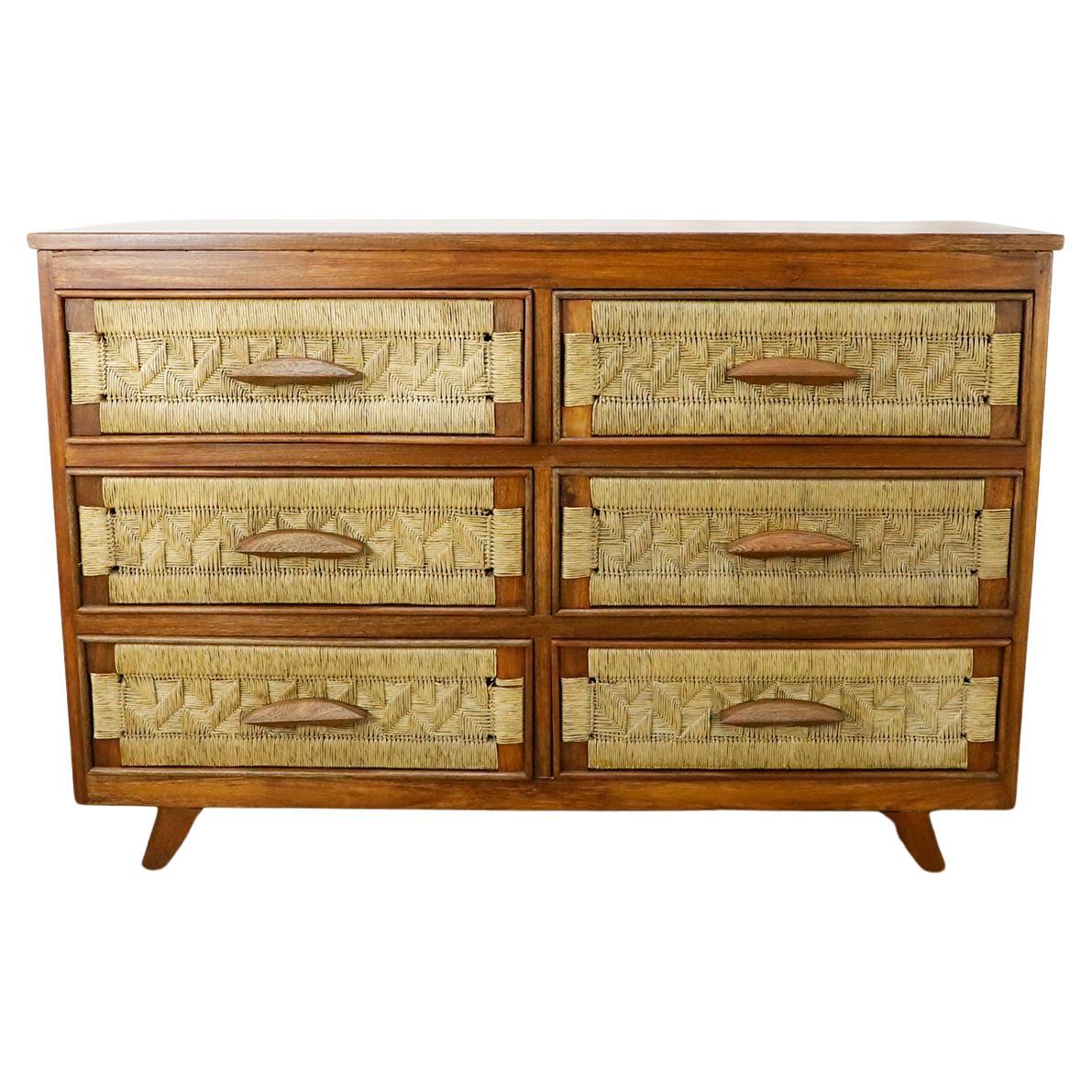 Midcentury Mexican Drawer in the Style of Clara Porset For Sale