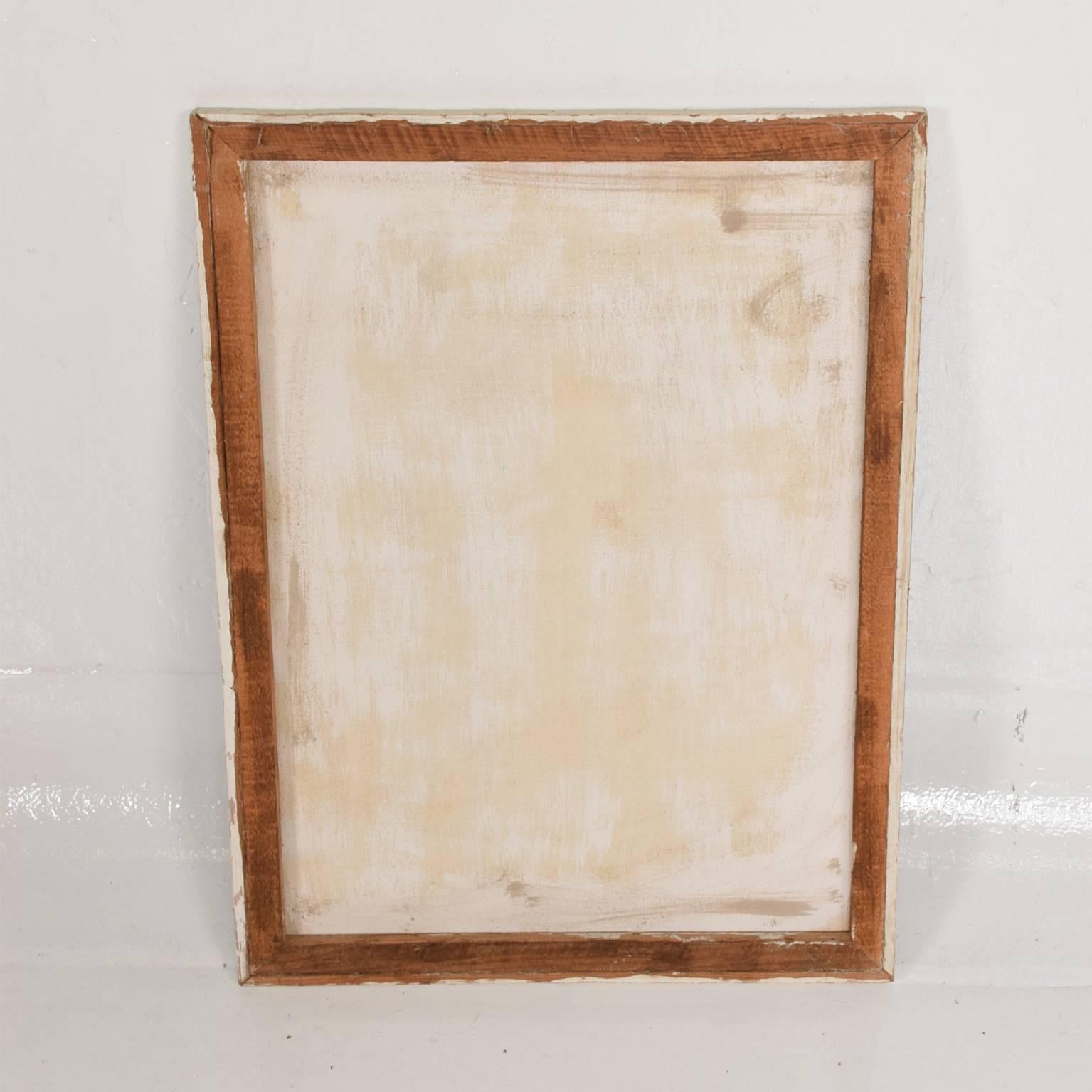 Late 20th Century Midcentury Mexican Modernist Oil in Canvas by Gustavo Martinez