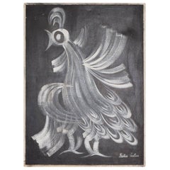 Midcentury Mexican Modernist Oil in Canvas by Gustavo Martinez