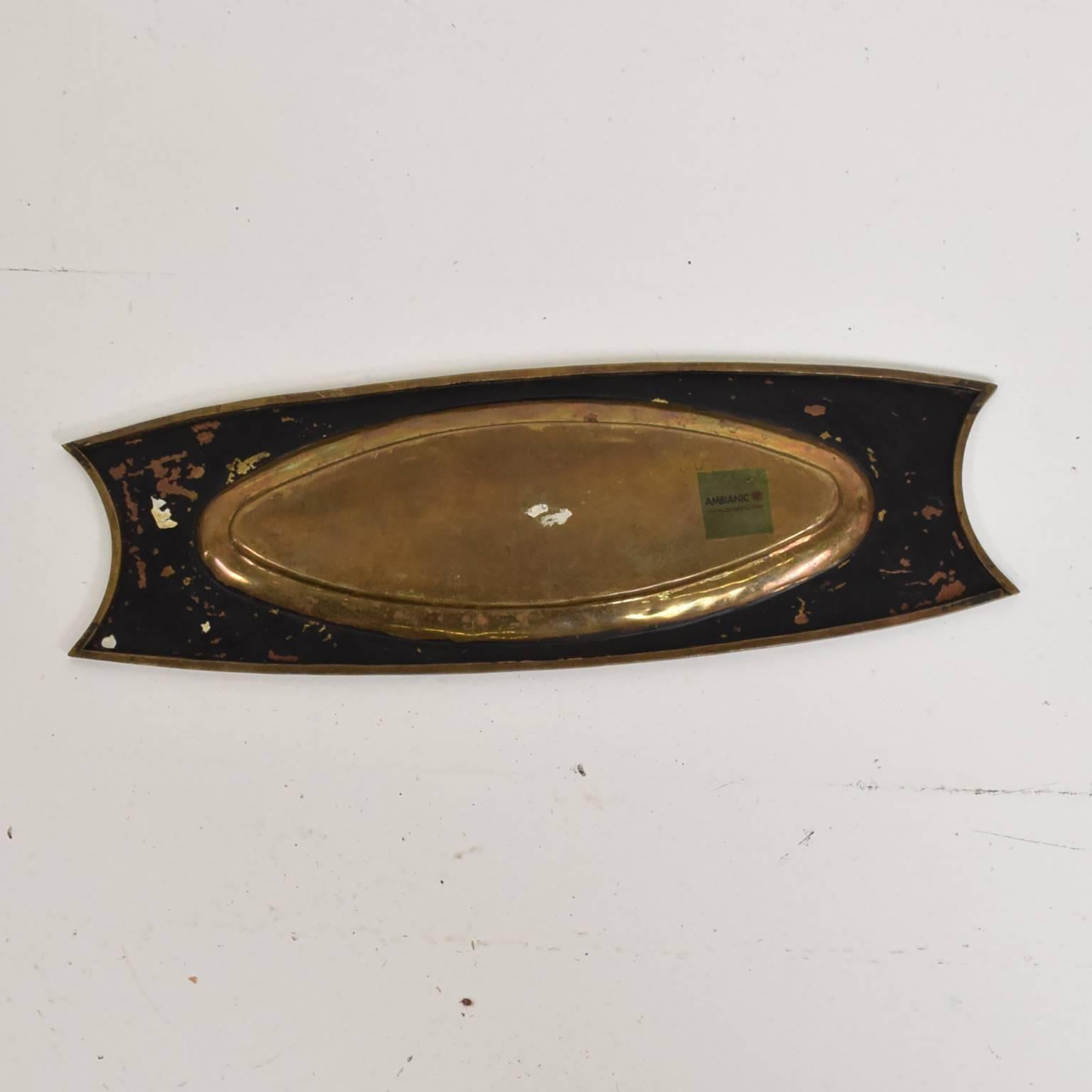 20th Century Midcentury Mexican Modernist Salvador Teran Decorative Tray, 1950s