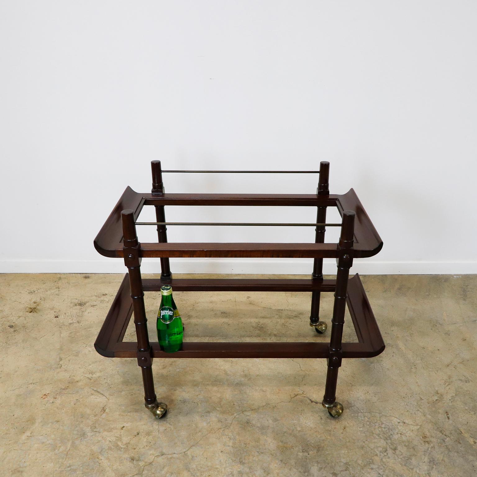 Mid-20th Century Midcentury Mexican Modernist Service Cart by Frank Kyle For Sale