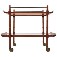 Midcentury Mexican Modernist Service Cart by Frank Kyle