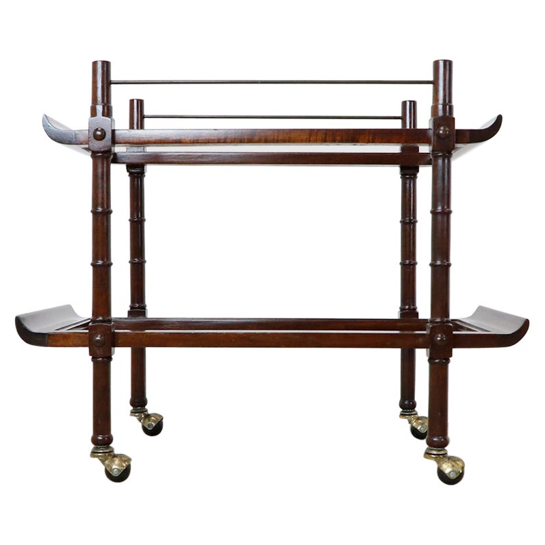 Midcentury Mexican Modernist Service Cart by Frank Kyle