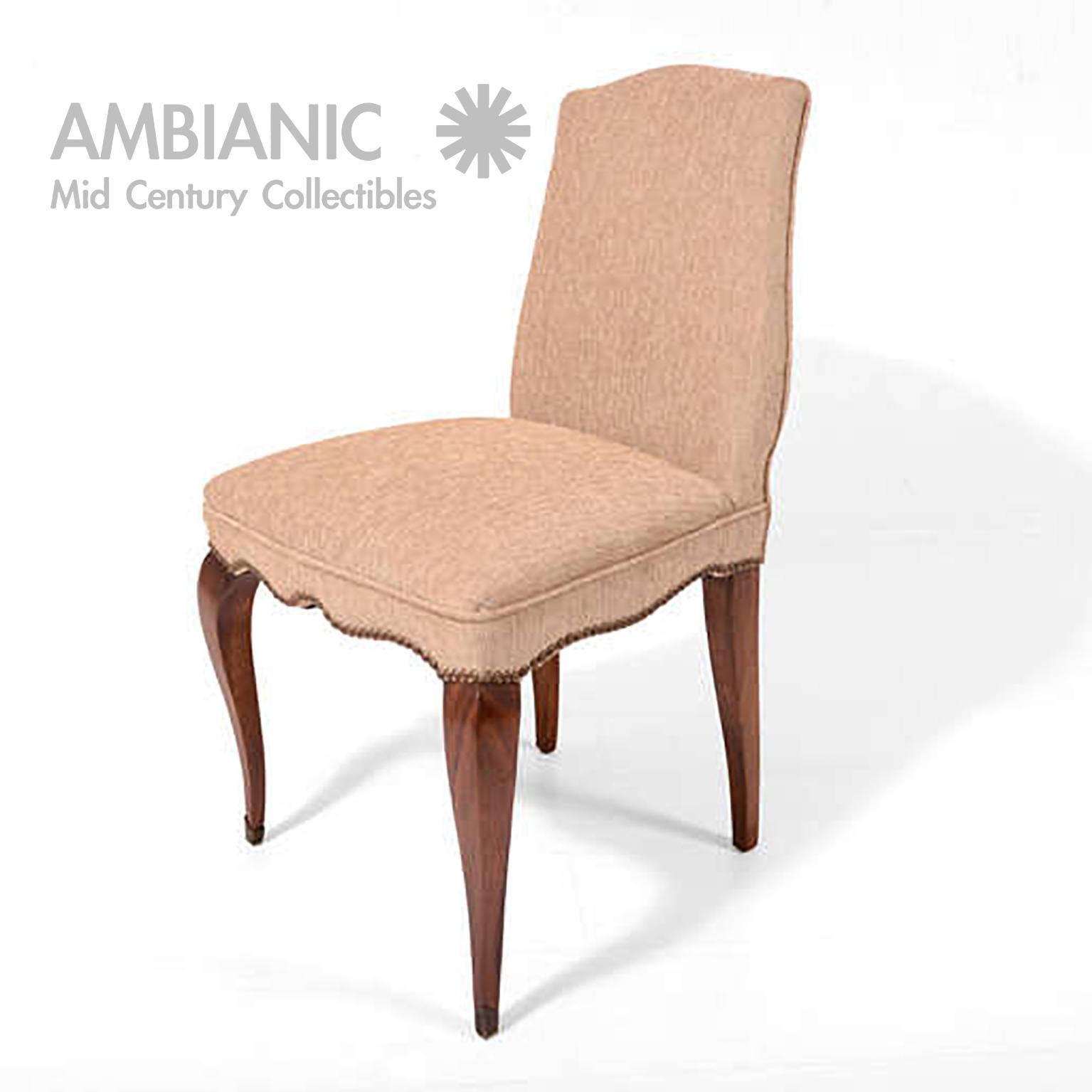 Mid-20th Century Midcentury Mexican Modernist Set of Four Neoclassical Chairs by Arturo Pani