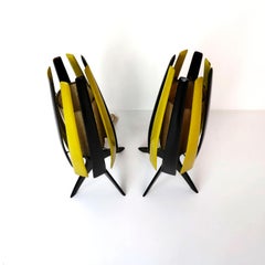 Midcentury Mexican Modernist Table Lamps in the Style of Eugenio Escudero