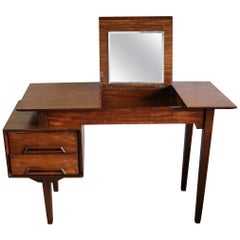 Vintage Midcentury Milo Baughman Desk Vanity Perspective for Drexel