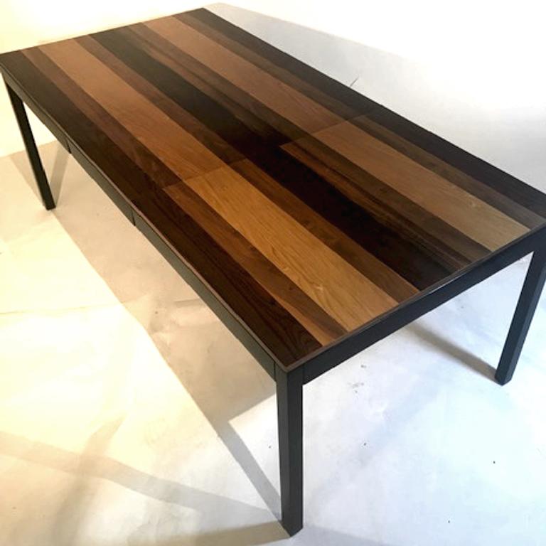 walnut parsons dining table