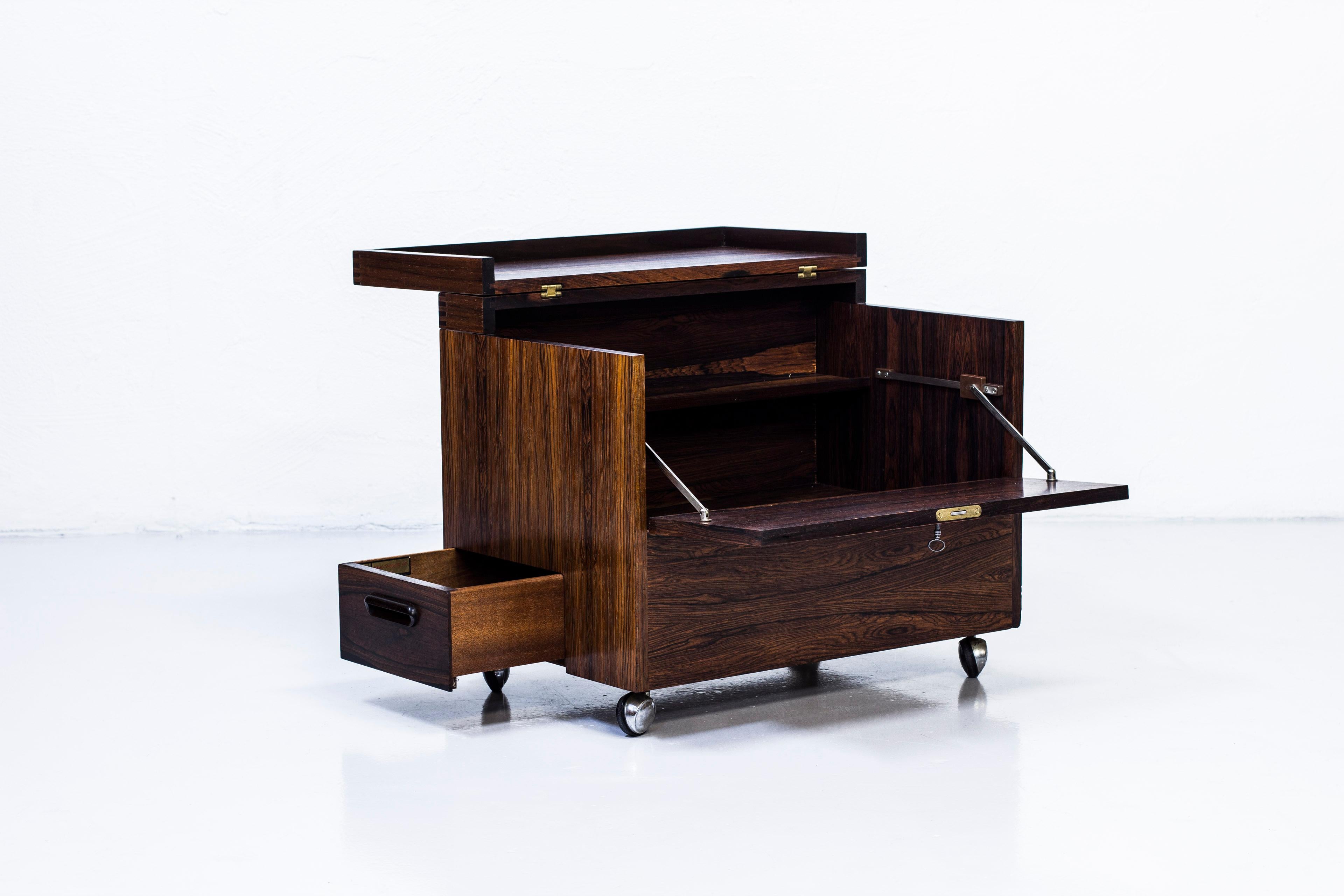 Norwegian Midcentury Mini Bar by Rolf Hesland, Haug Snekkeri, Norway, 1960s