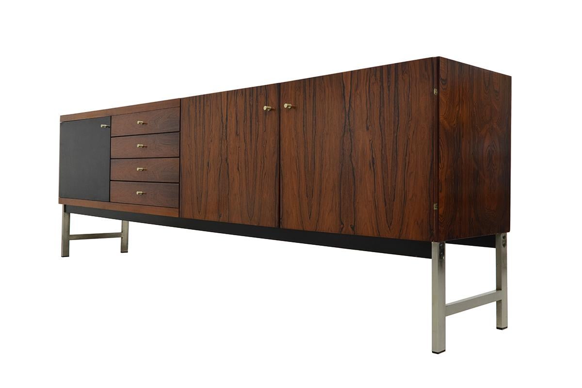 Midcentury Minimalistic Rosewood Credenza by Fristho, 1960s 4