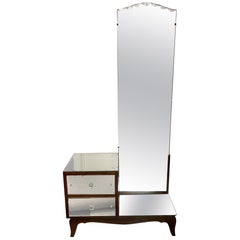 Midcentury Mirrored Vanity