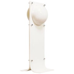 Midcentury Mod Space Age Neal Small White Acrylic Floor Lamp, 1960s