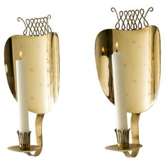 Lampade a candela in stile Midcentury, Veikko Huotari, Finlandia, anni '50