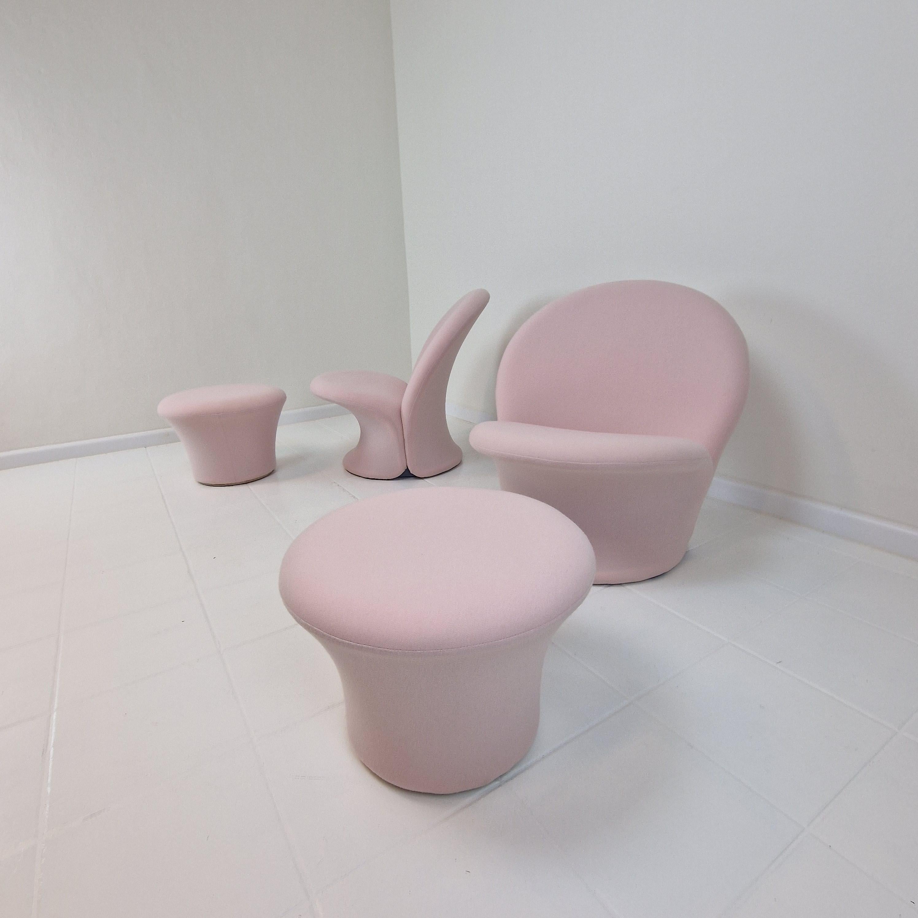 Chaise longue modèle F572 avec pouf de Pierre Paulin pour Artifort, 1967 en vente 7