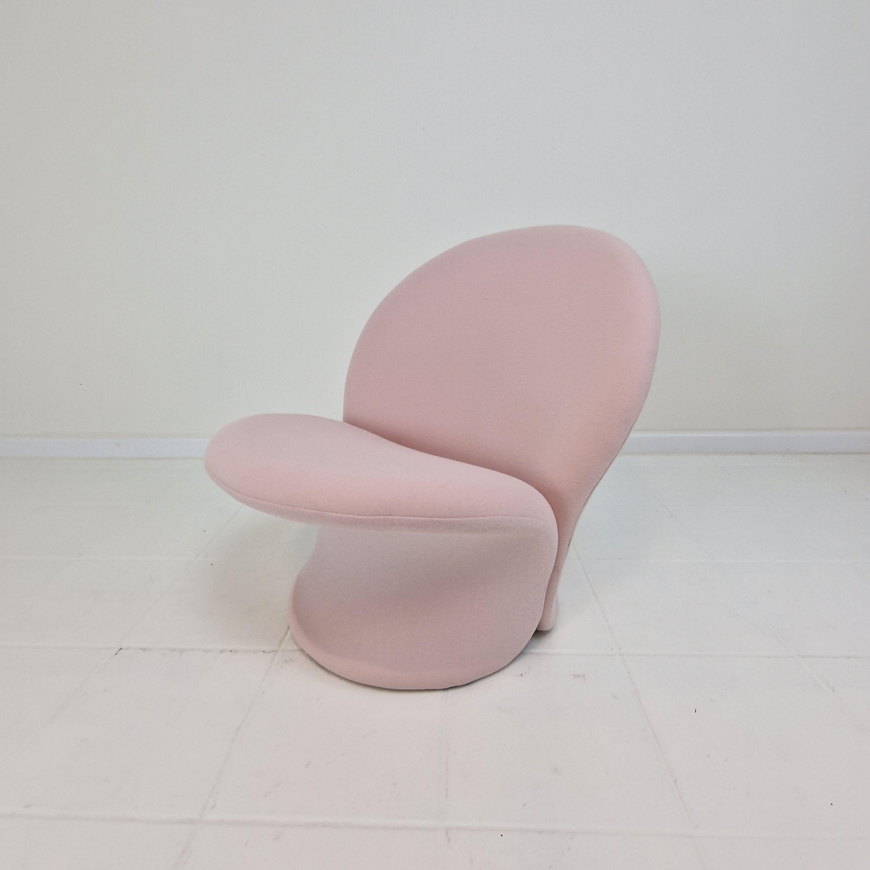 Mid-Century Modern Chaise longue modèle F572 avec pouf de Pierre Paulin pour Artifort, 1967 en vente