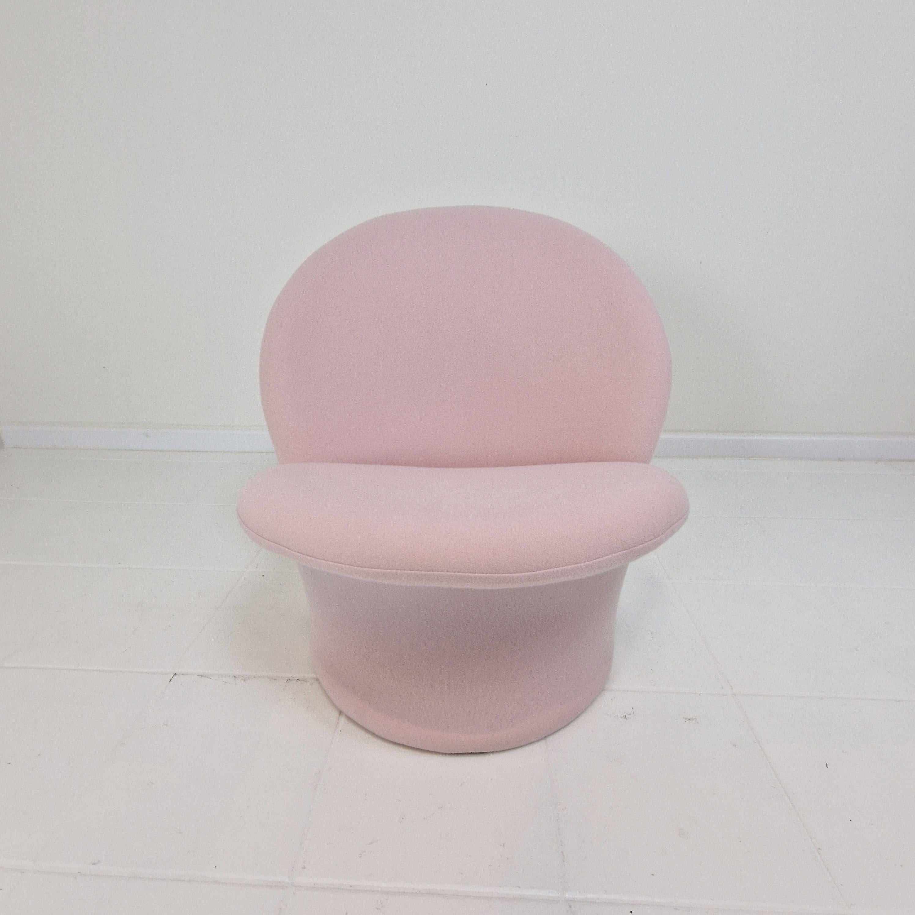 Chaise longue modèle F572 avec pouf de Pierre Paulin pour Artifort, 1967 Excellent état - En vente à Oud Beijerland, NL