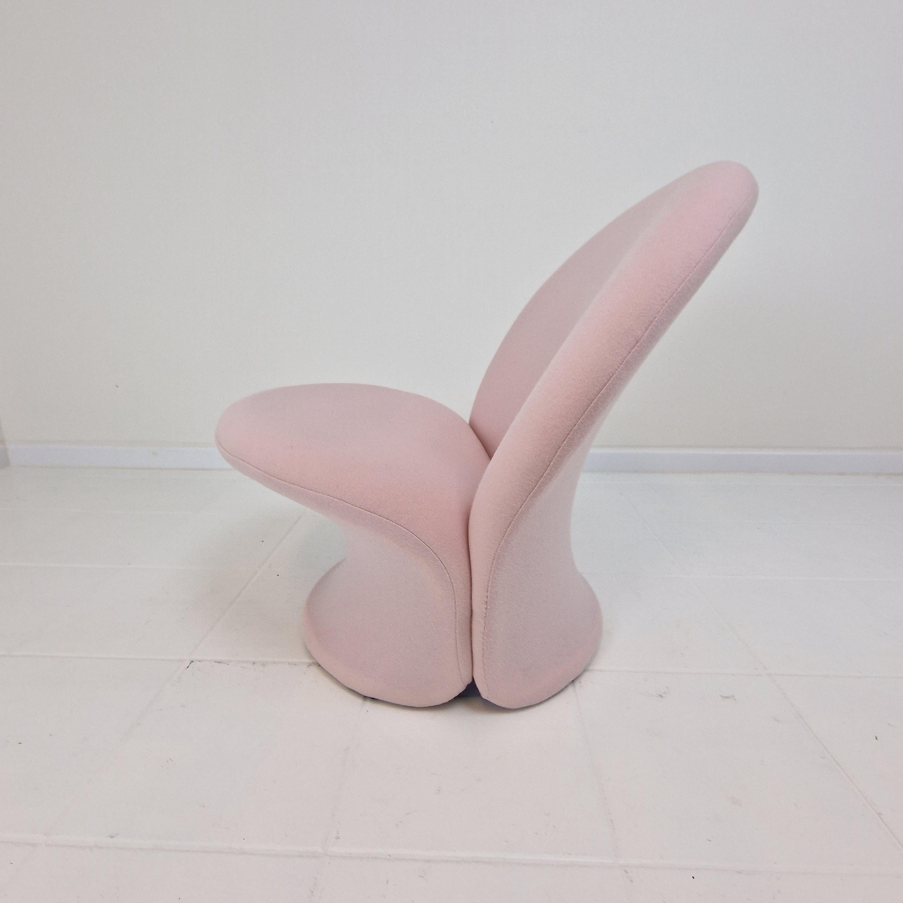 Milieu du XXe siècle Chaise longue modèle F572 avec pouf de Pierre Paulin pour Artifort, 1967 en vente