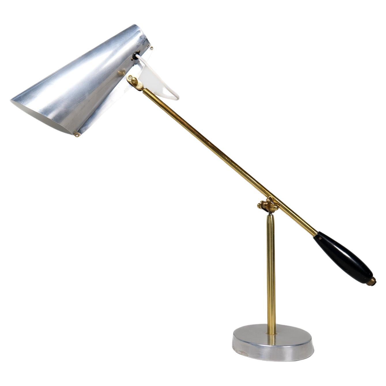 Midcentury Modern 1950s Birger Dahl Table Lamp "Birdy" for Sonnico Norway For Sale