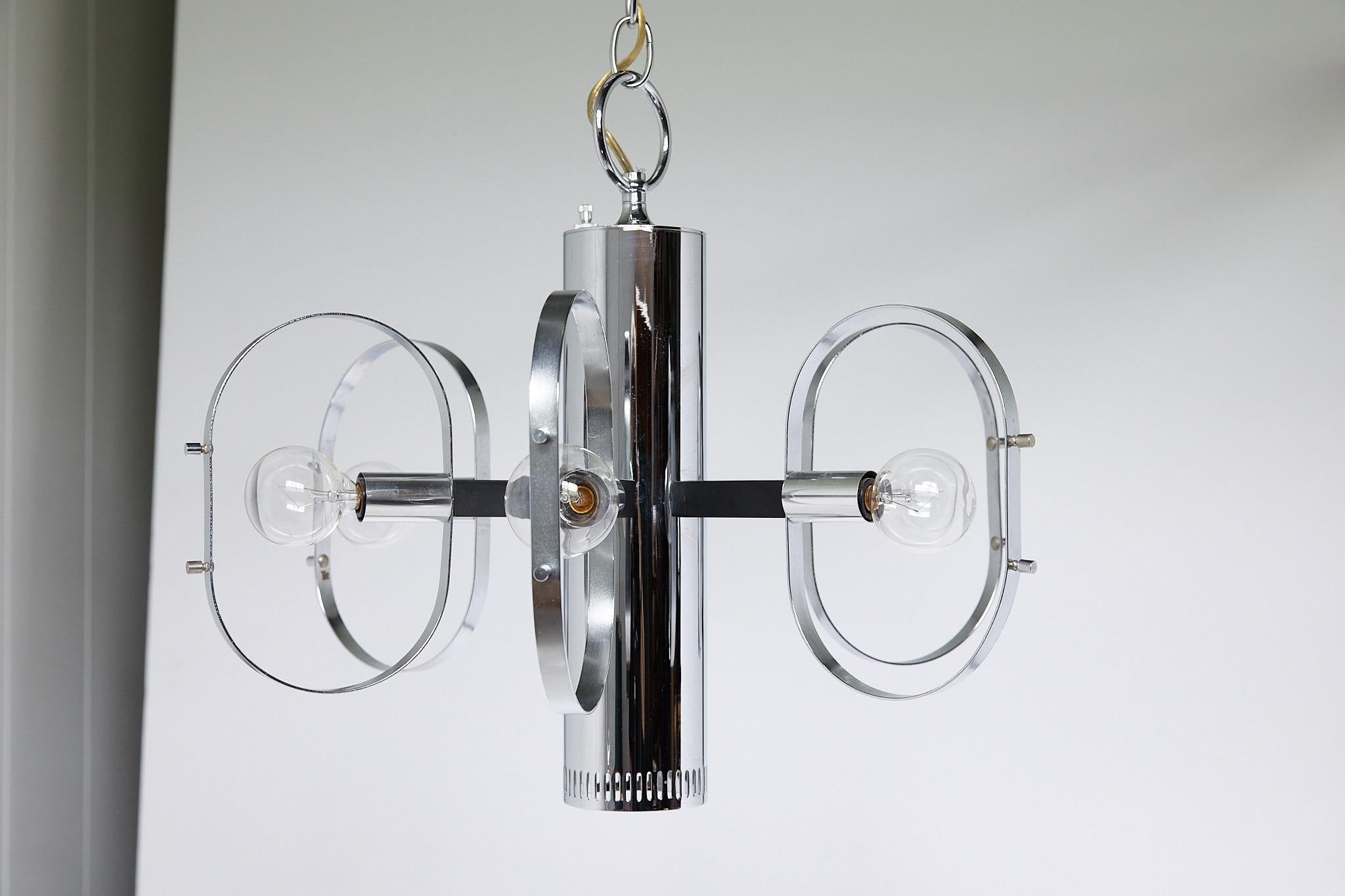 Luminaire à 7 lumières en chrome The Moderns par Forecast Lighting en vente 4