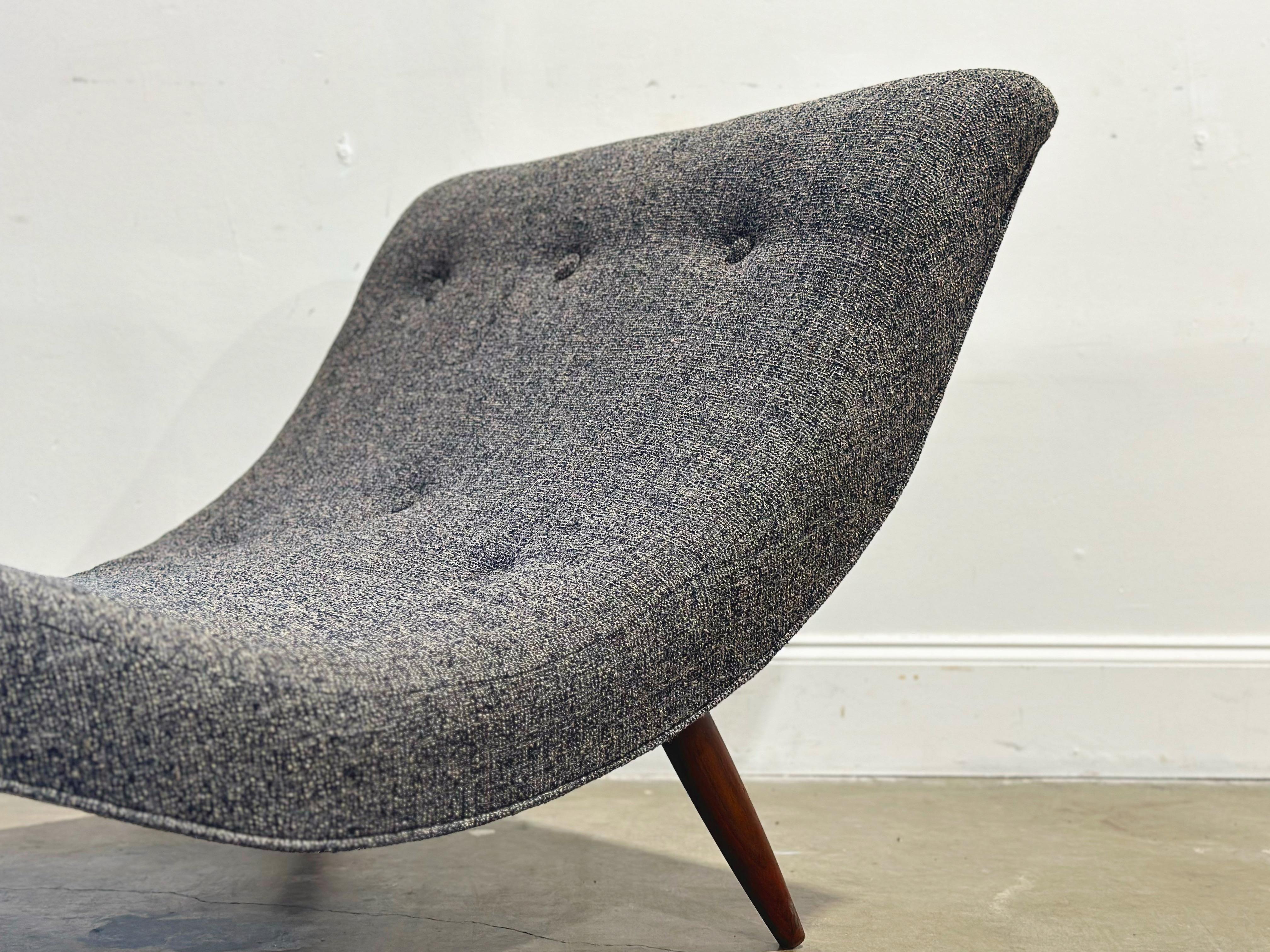 Midcentury Modern Adrian Pearsall Wave Chaise Lounge - Modernist Lounge Chair 2