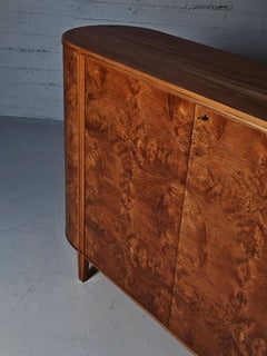 Midcentury Modern alder root sideboard by Bodafors, Sweden, 1940s