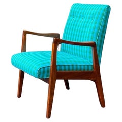 Midcentury Modern Arden Riddle Studio Craft solid Walnut Lounge Chair, ca. 1960