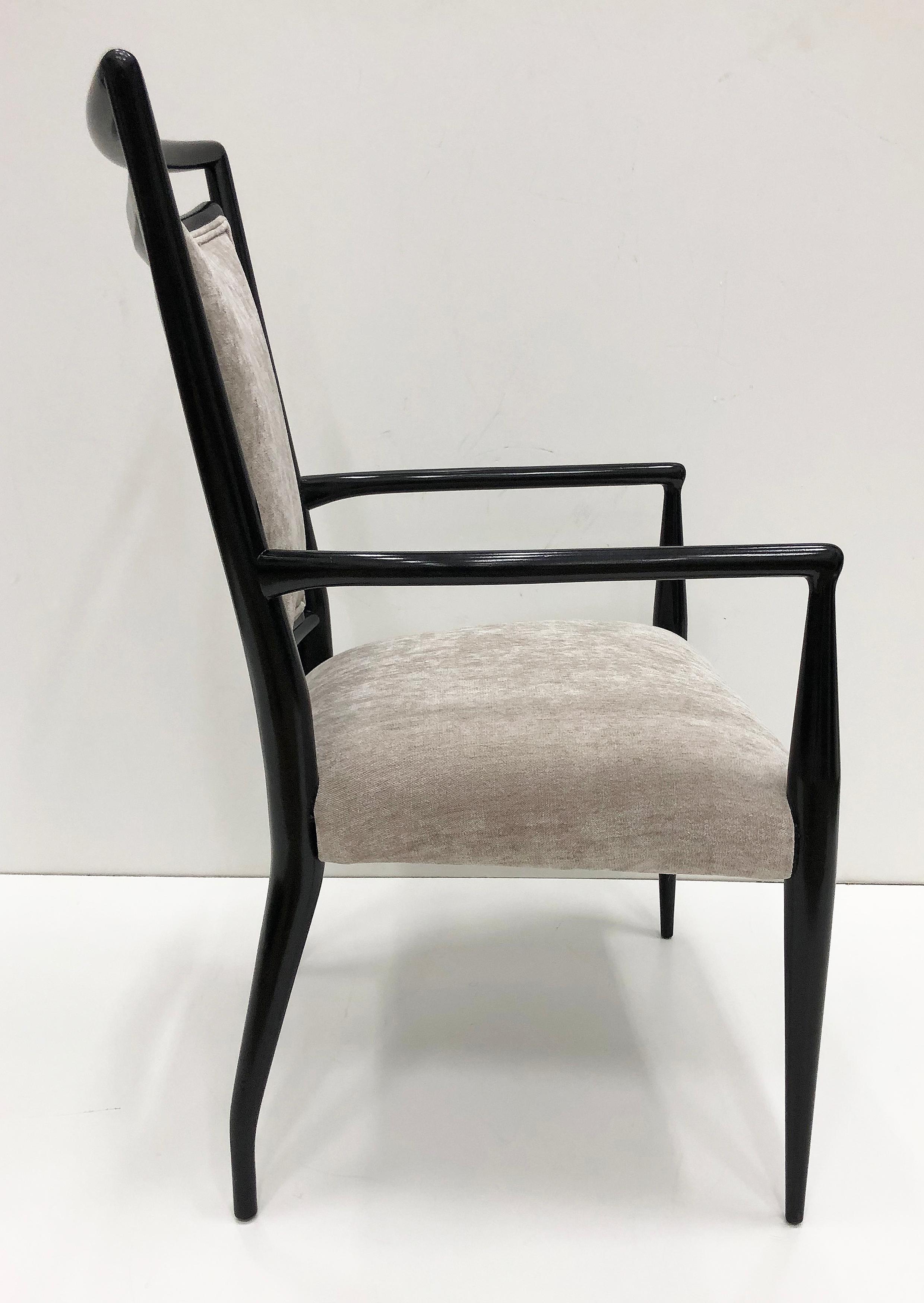 Italian Midcentury Modern Armchair by Melchiorre Bega, Accent Desk Chair