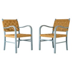 Midcentury Modern armchairs by Axel Larsson, Bodafors, Sweden, 1930s