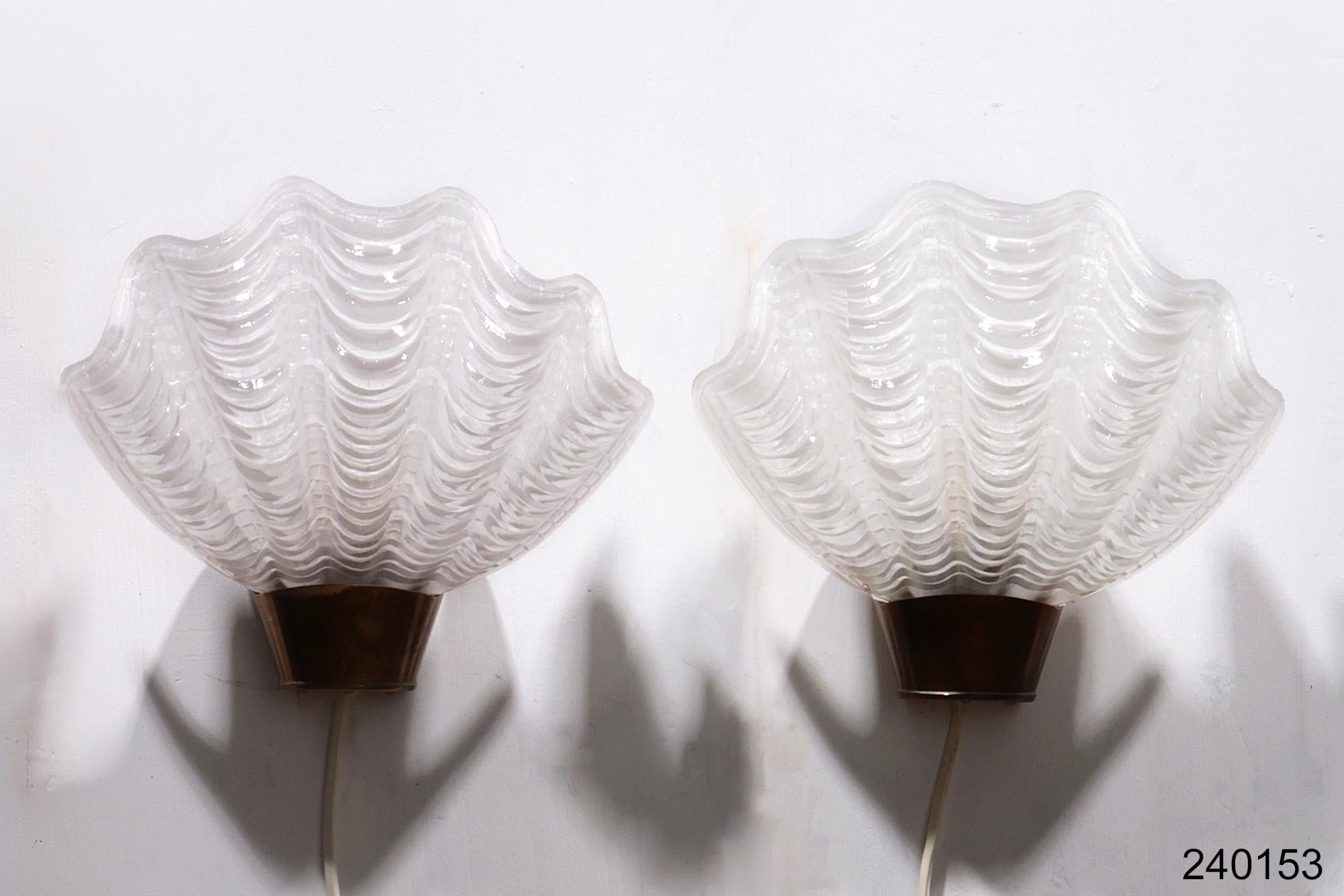 Midcentury Modern ASEA wall lamps 