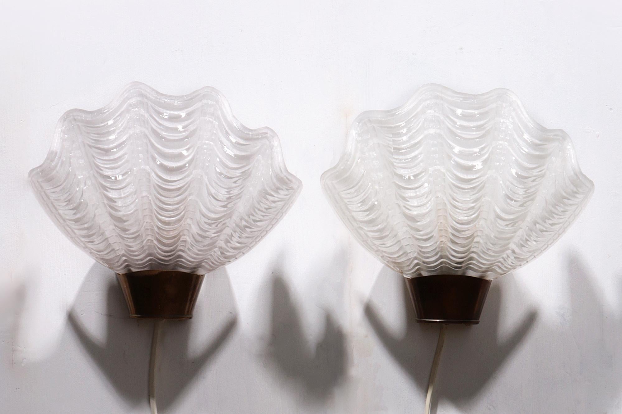 Swedish Midcentury Modern ASEA wall lamps 