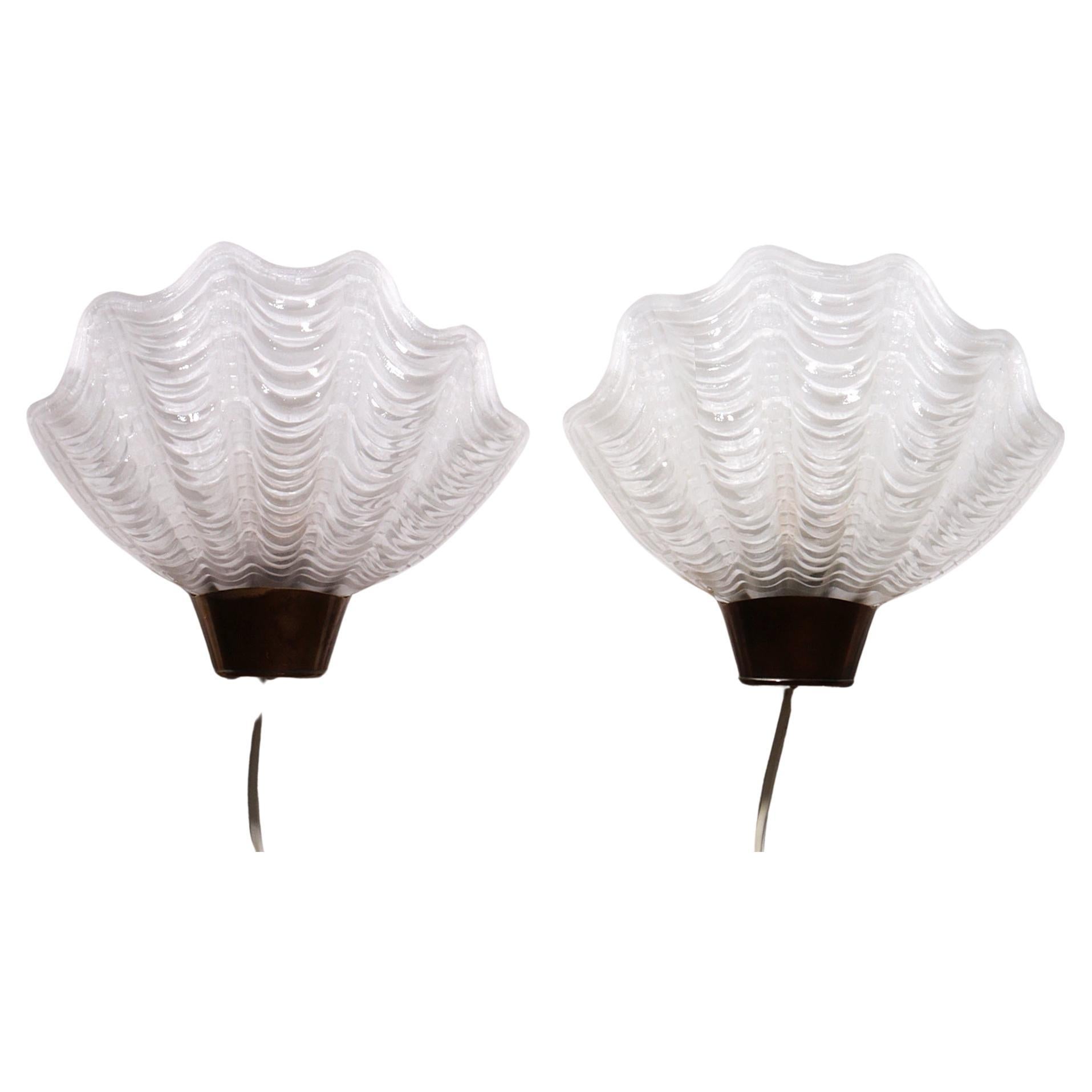Midcentury Modern ASEA wall lamps 