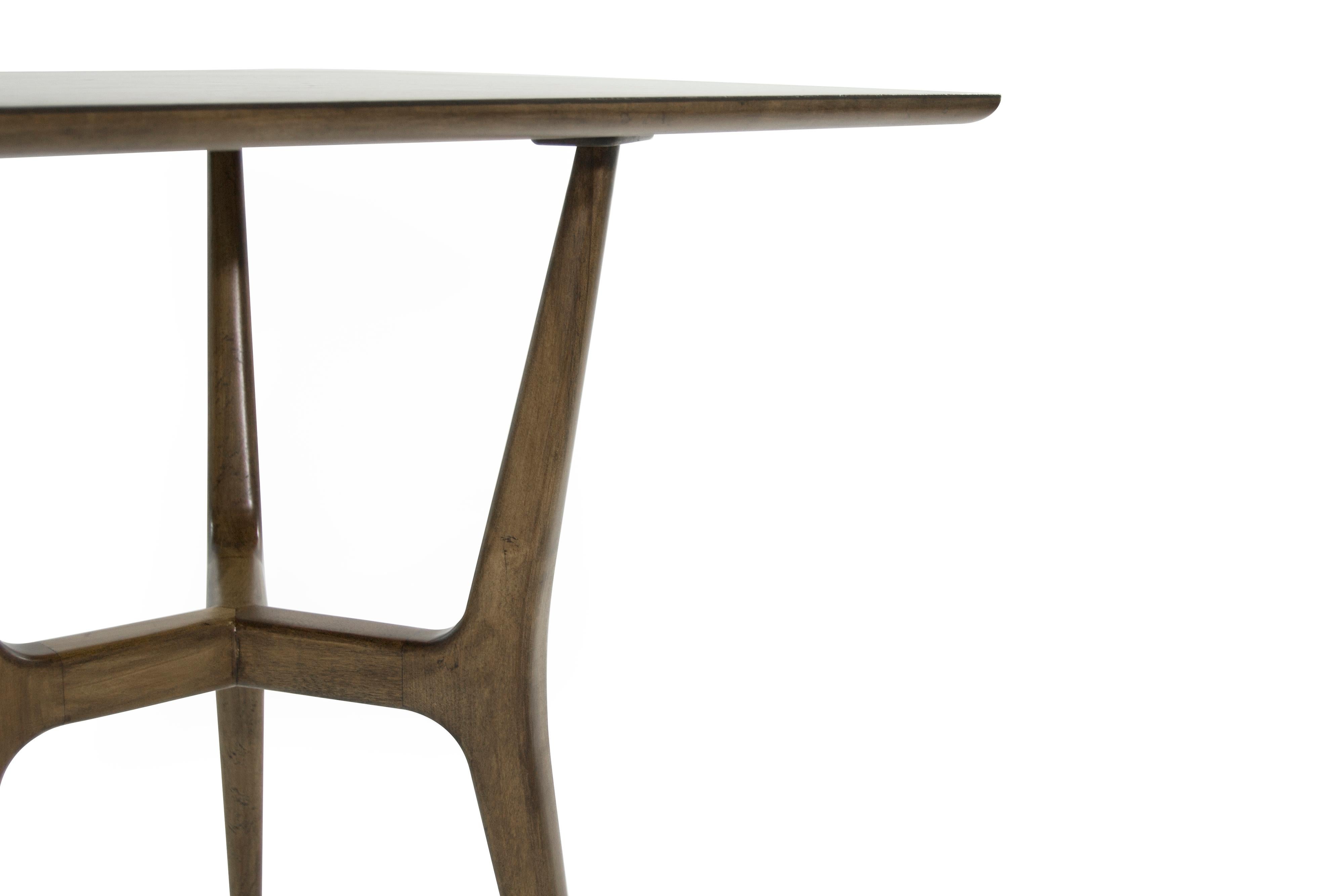 Midcentury Modern Asymmetrical Walnut Desk 5