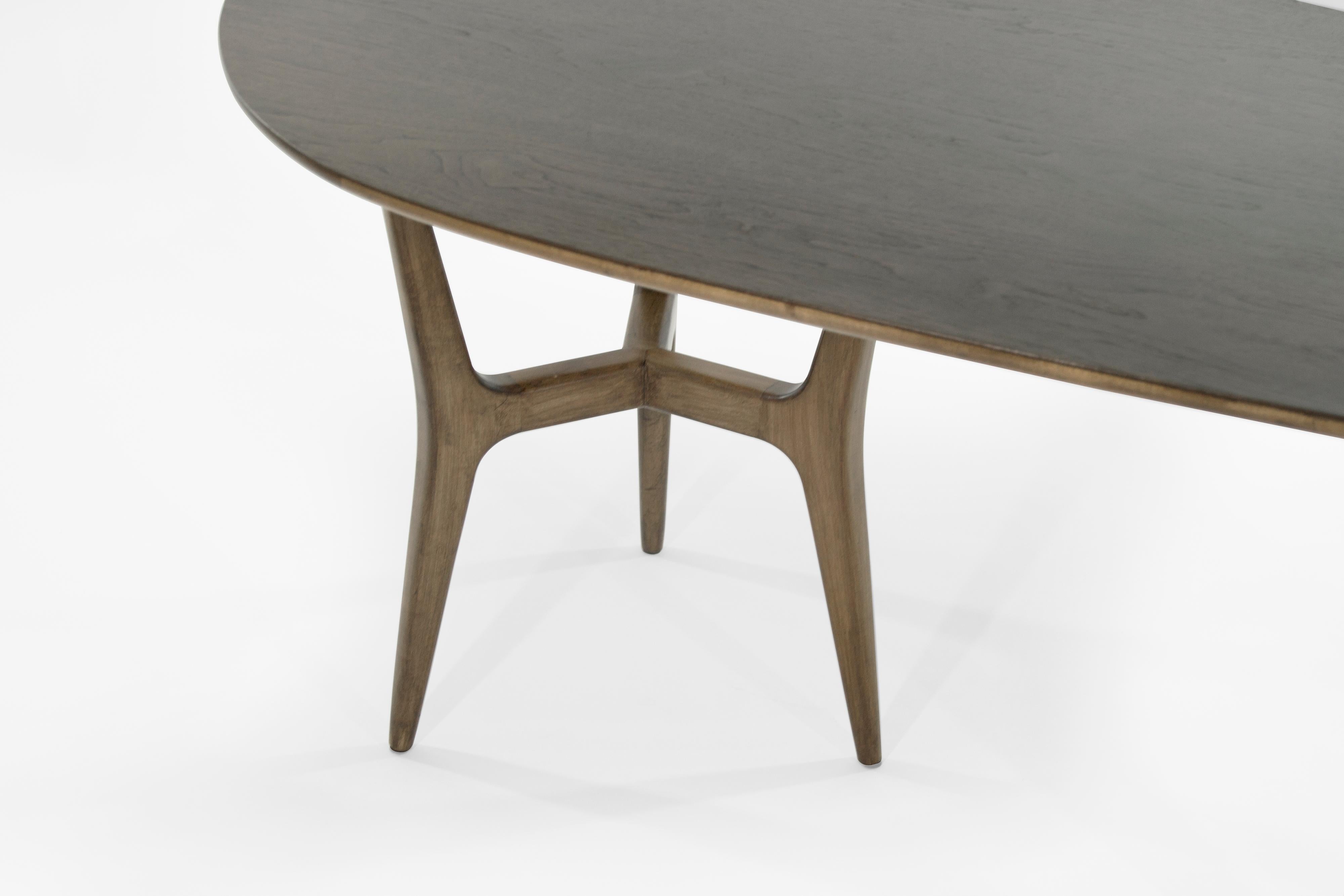 Midcentury Modern Asymmetrical Walnut Desk 2