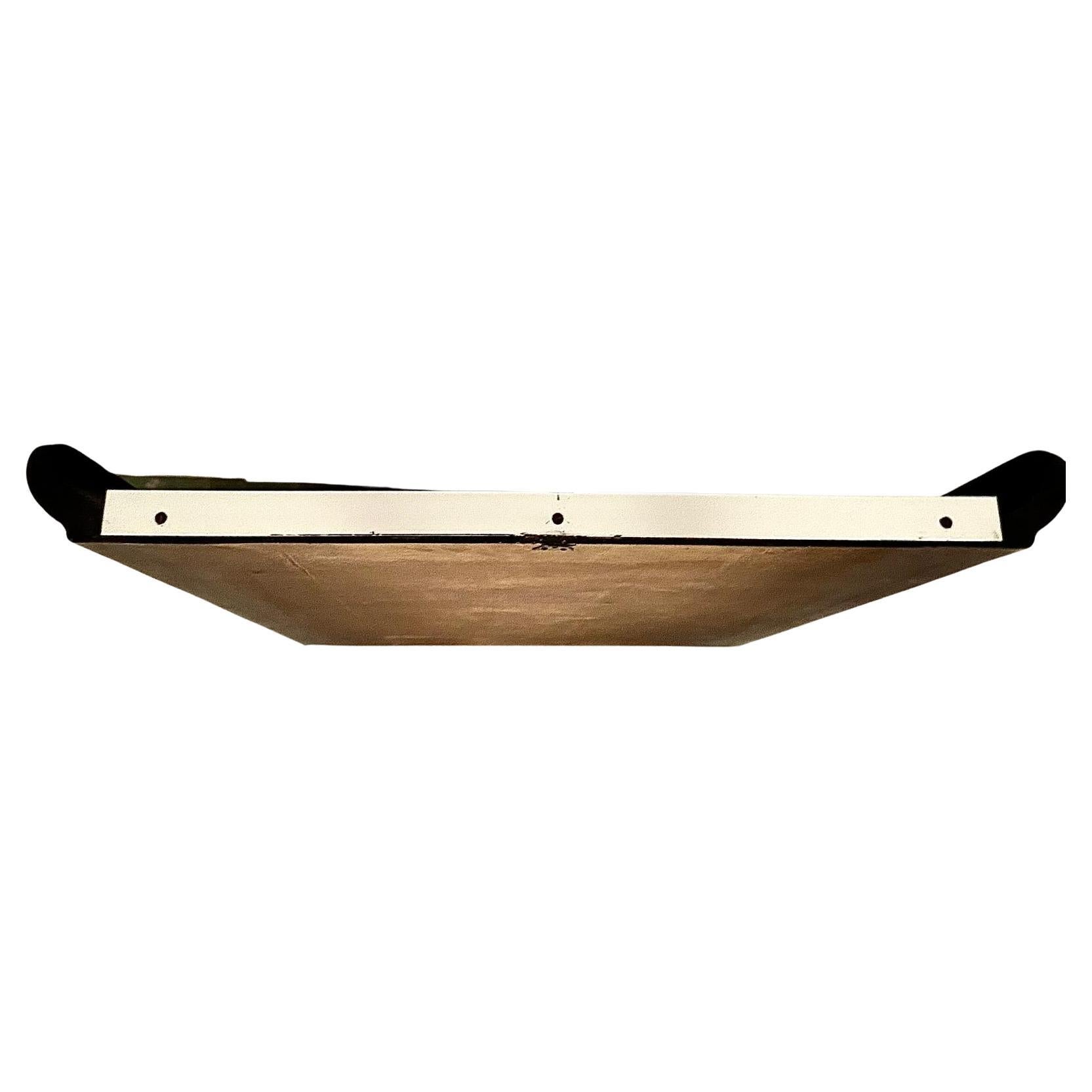 Iron Midcentury Modern Barber Shop Wall Mirror, Italy 1970 For Sale