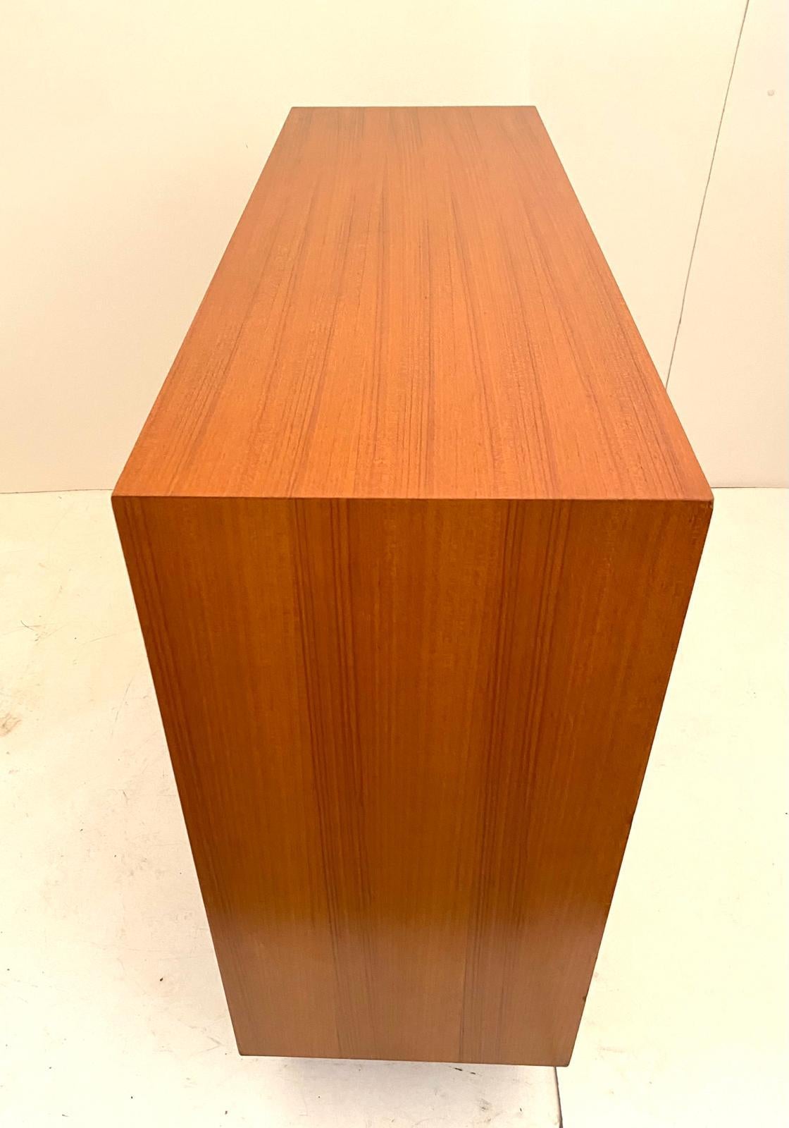 Midcentury Modern, Beech wood cabinet, George Coslin for FARAM, Italy 1960 's For Sale 9