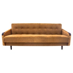 Retro Midcentury Modern Boucle Sofa, Denmark, 1960s, Restored