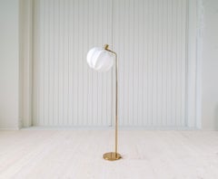 Midcentury Modern Brass Floor Lamp Bergboms G-03, Sweden, 1960s