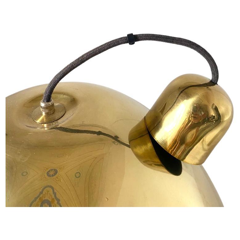 Lámpara colgante de latón moderna de mediados de siglo, Italia Años 70 Late 20th Century en venta
