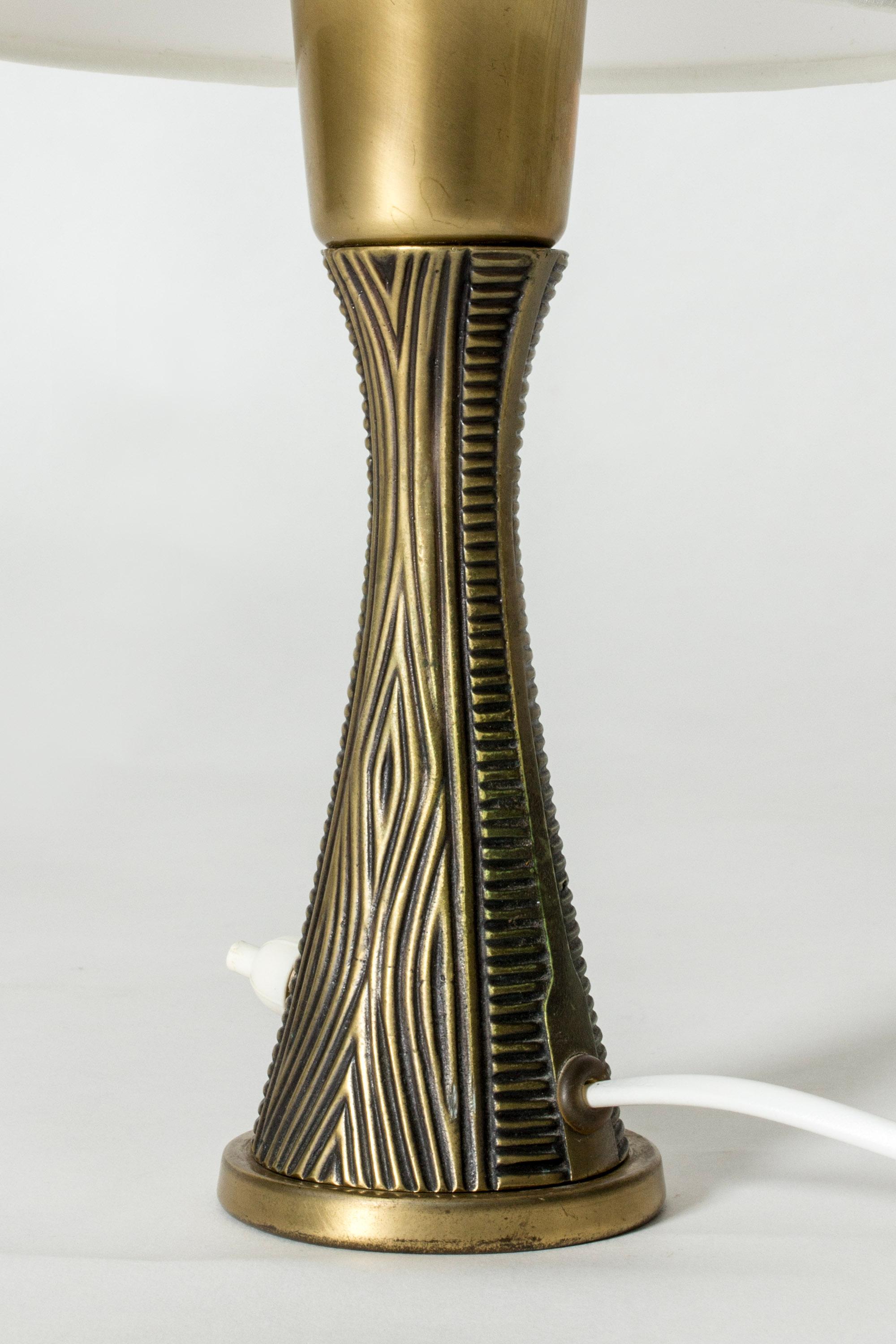 Suédois Lampe de table en laiton The Moderns de Sonja Katrin pour ASEA, Suède, années 1950 en vente