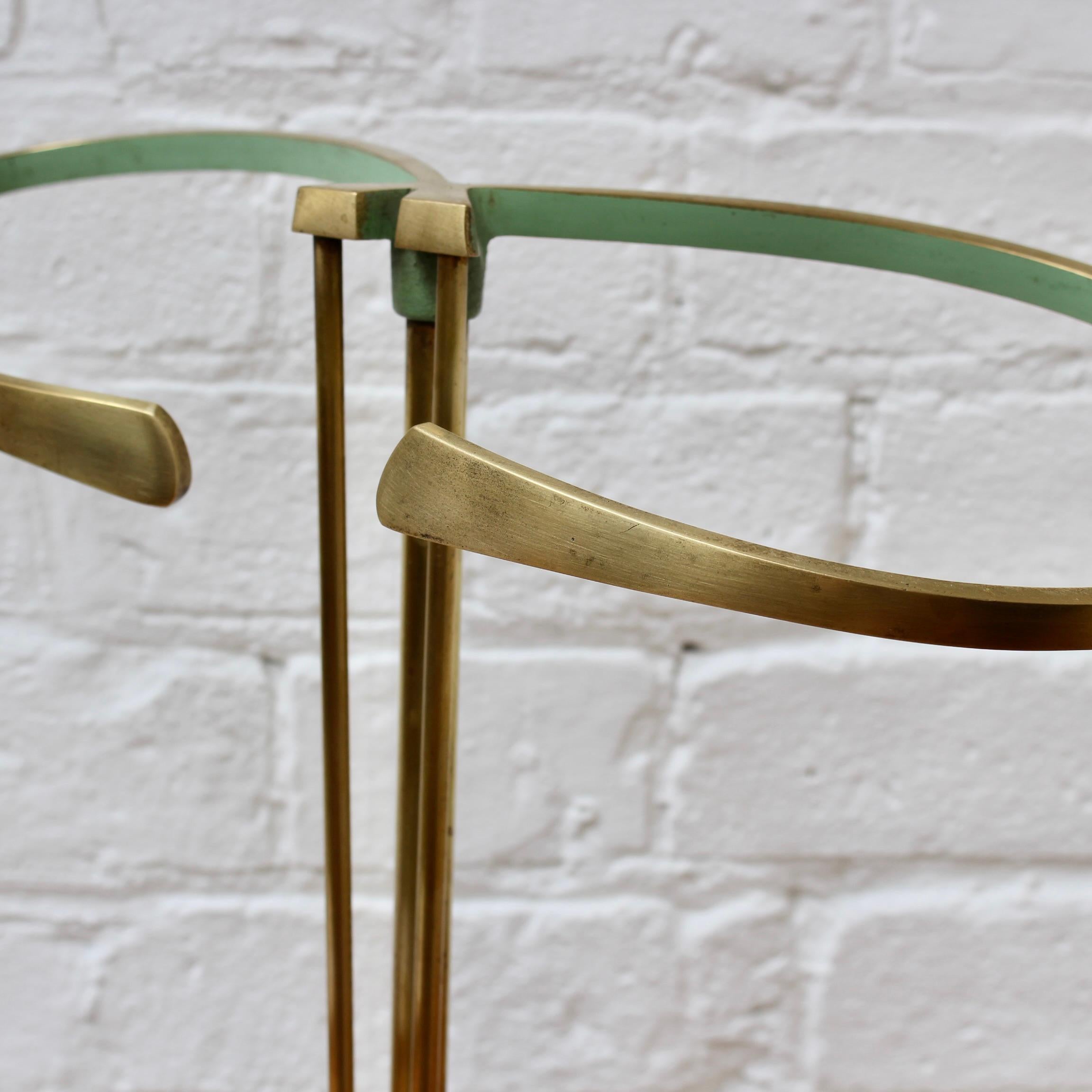 Midcentury Modern Brass Umbrella Stand Attributed to Artes H&H Seefried Steppach For Sale 3
