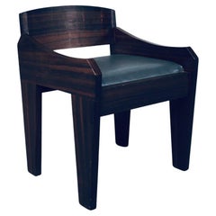 Vintage Mid-Century Modern Brazilian Design Low Side Chair, 1950s