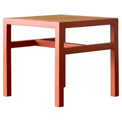 Mid Century Modern Caned Side Table