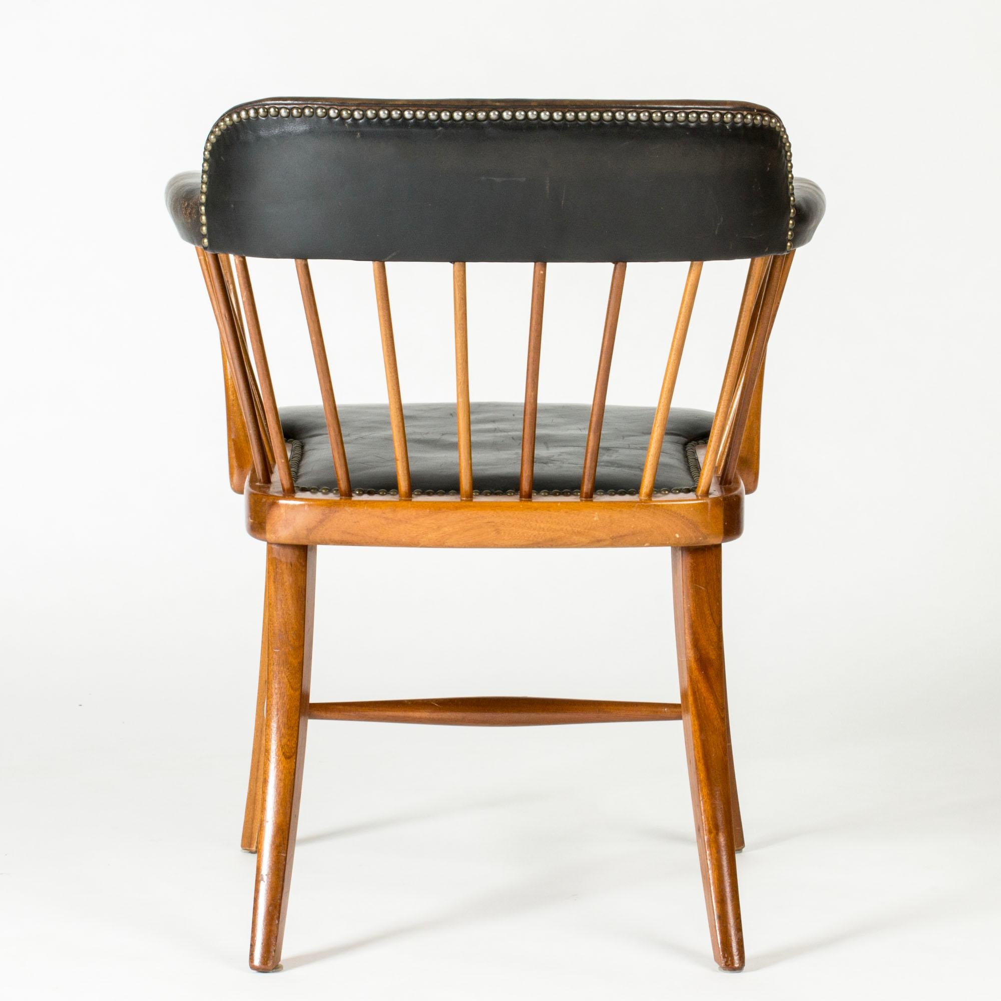 Sedia da capitano moderna di Josef Frank, Svezia, anni '50 in vendita 3