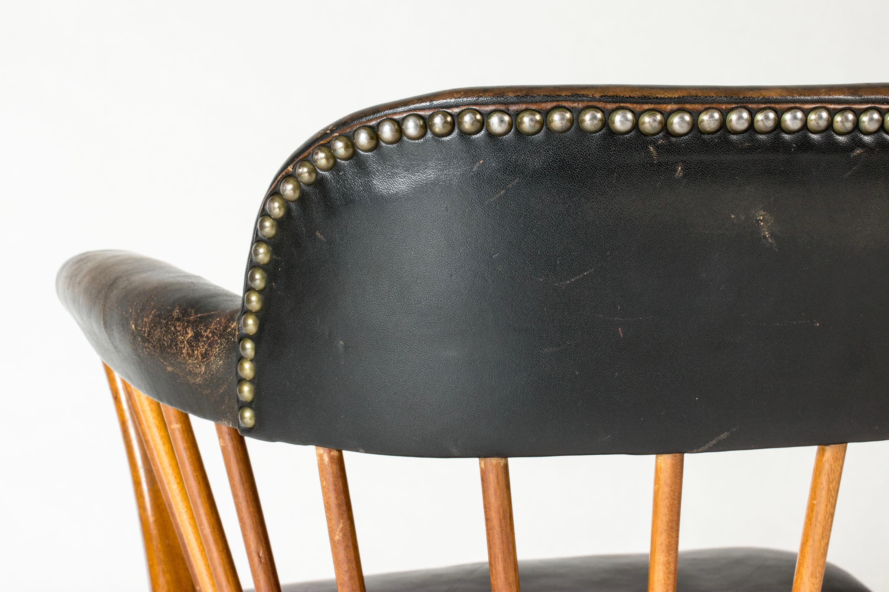 Sedia da capitano moderna di Josef Frank, Svezia, anni '50 in vendita 4