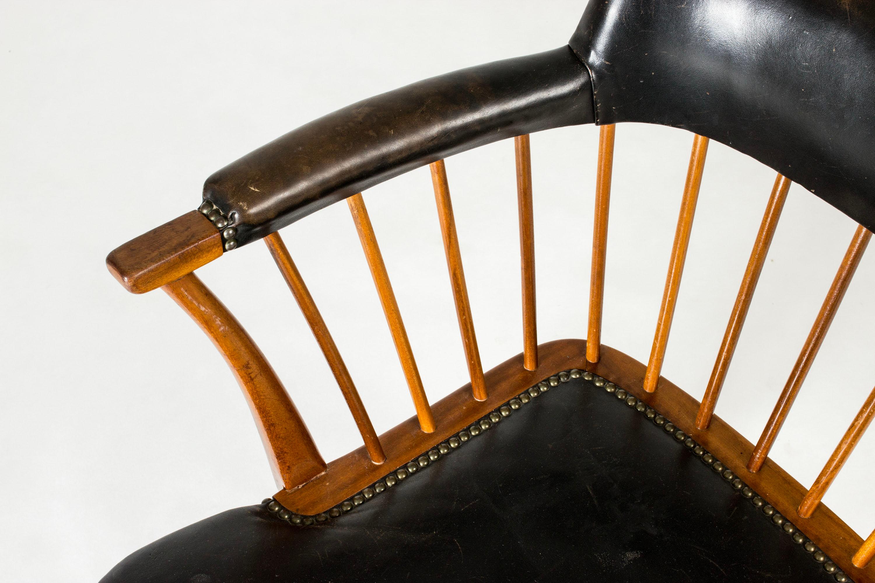 Sedia da capitano moderna di Josef Frank, Svezia, anni '50 in vendita 1