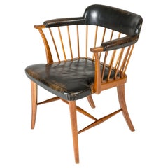 Sedia da capitano moderna di Josef Frank, Svezia, anni '50