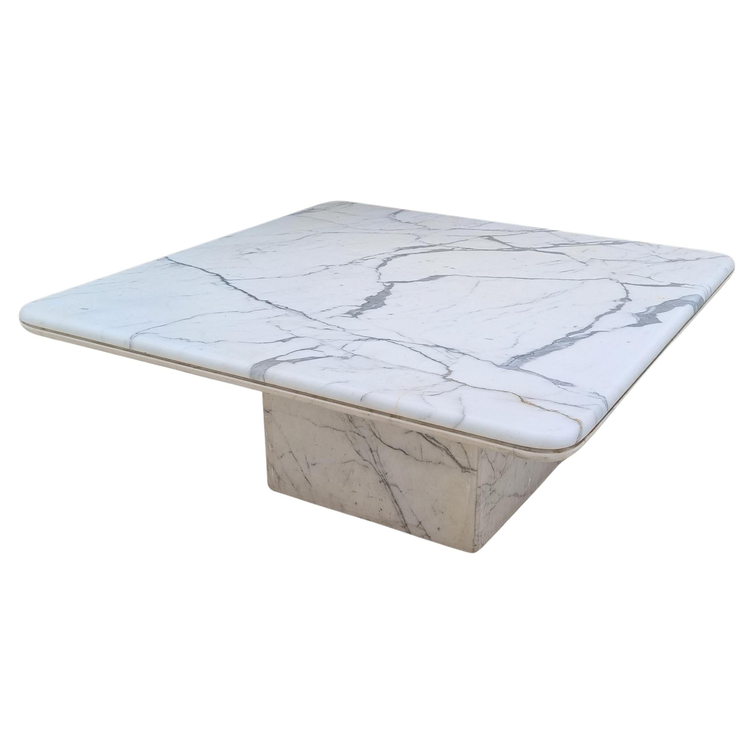 MidCentury Modern Marble Coffee Table, 1970s at 1stDibs