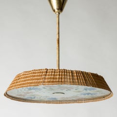 Midcentury Modern Ceiling Light by Paavo Tynell, Finland, 1940s