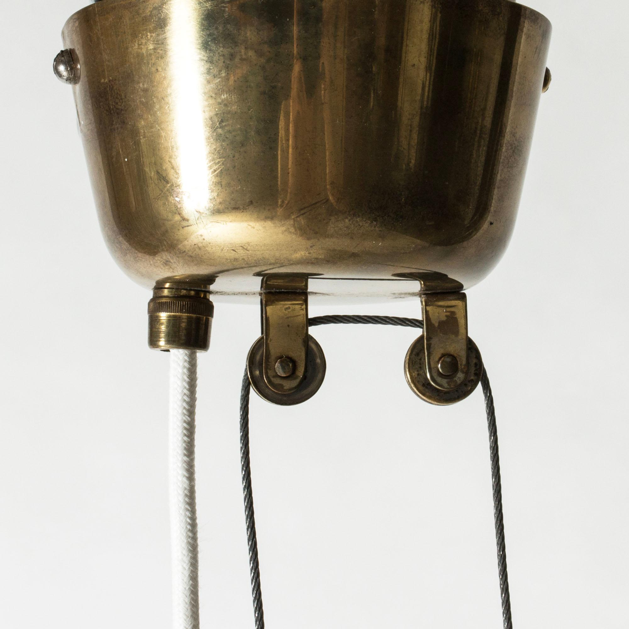 Midcentury Modern Ceiling Light by Paavo Tynell, Finland, 1950s For Sale 3