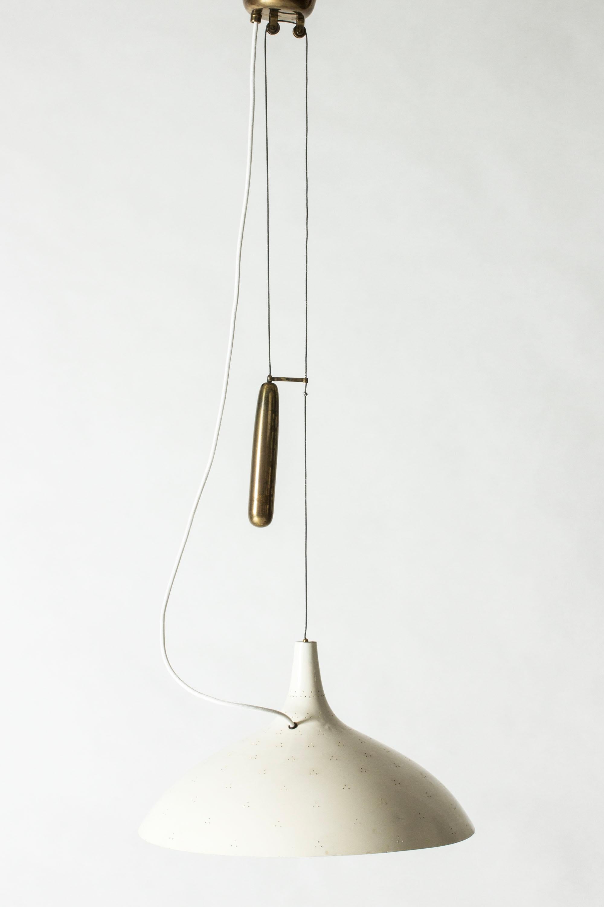 Midcentury Modern Ceiling Light by Paavo Tynell, Finland, 1950s In Good Condition For Sale In Stockholm, SE