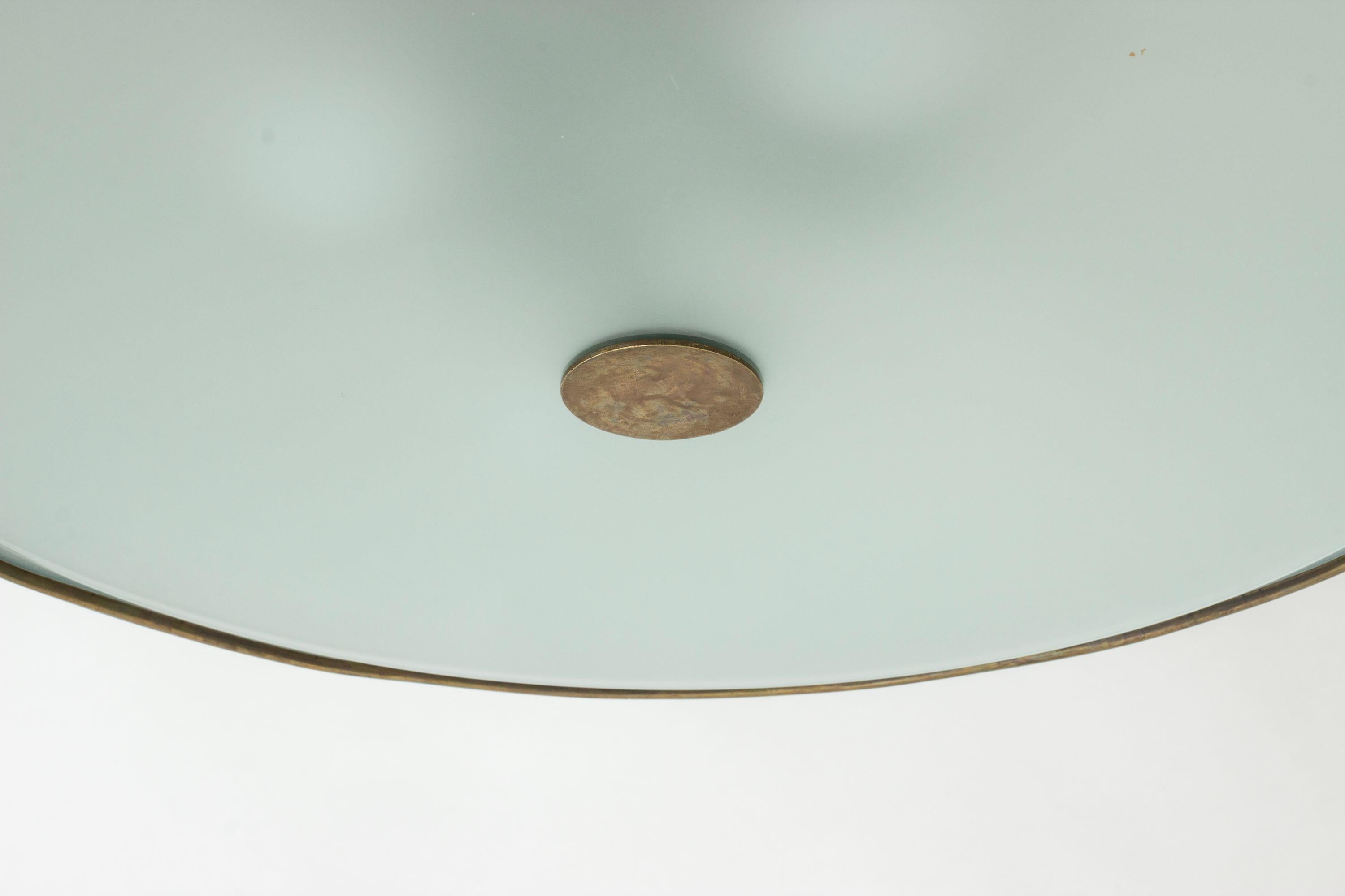 Lámpara de techo moderna de mediados de siglo de Paavo Tynell, Finlandia, años 50 mediados del siglo XX en venta